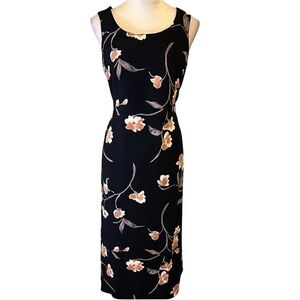 Elegant Floral Dress with tie back